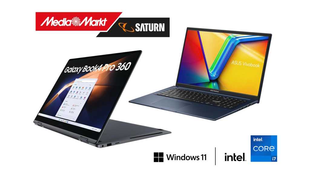 Image: Laptops mit starken Intel-Prozessoren und Windows 11 bei Media Markt