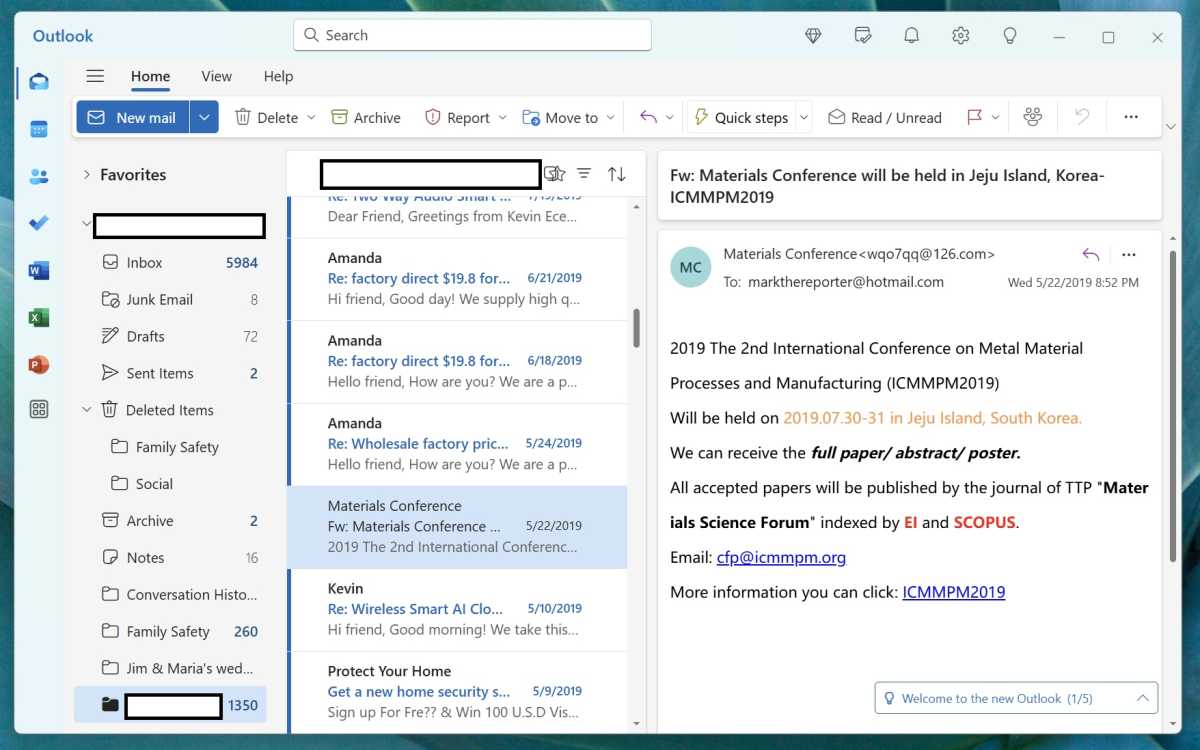 Microsoft Windows 11 2024 Update new Outlook app