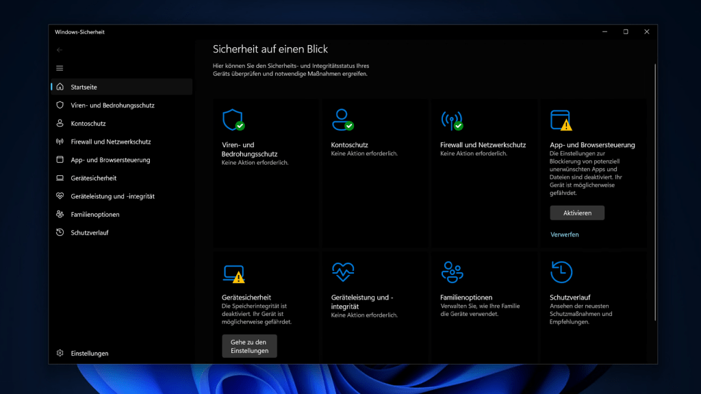 Image: Windows absichern: Aktivieren Sie unbedingt die Speicher-IntegritÃ¤t