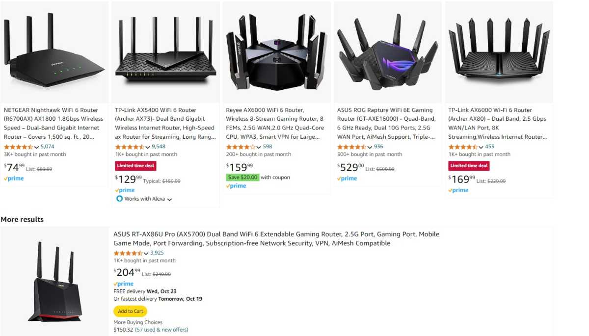 Enrutadores wifi de amazon