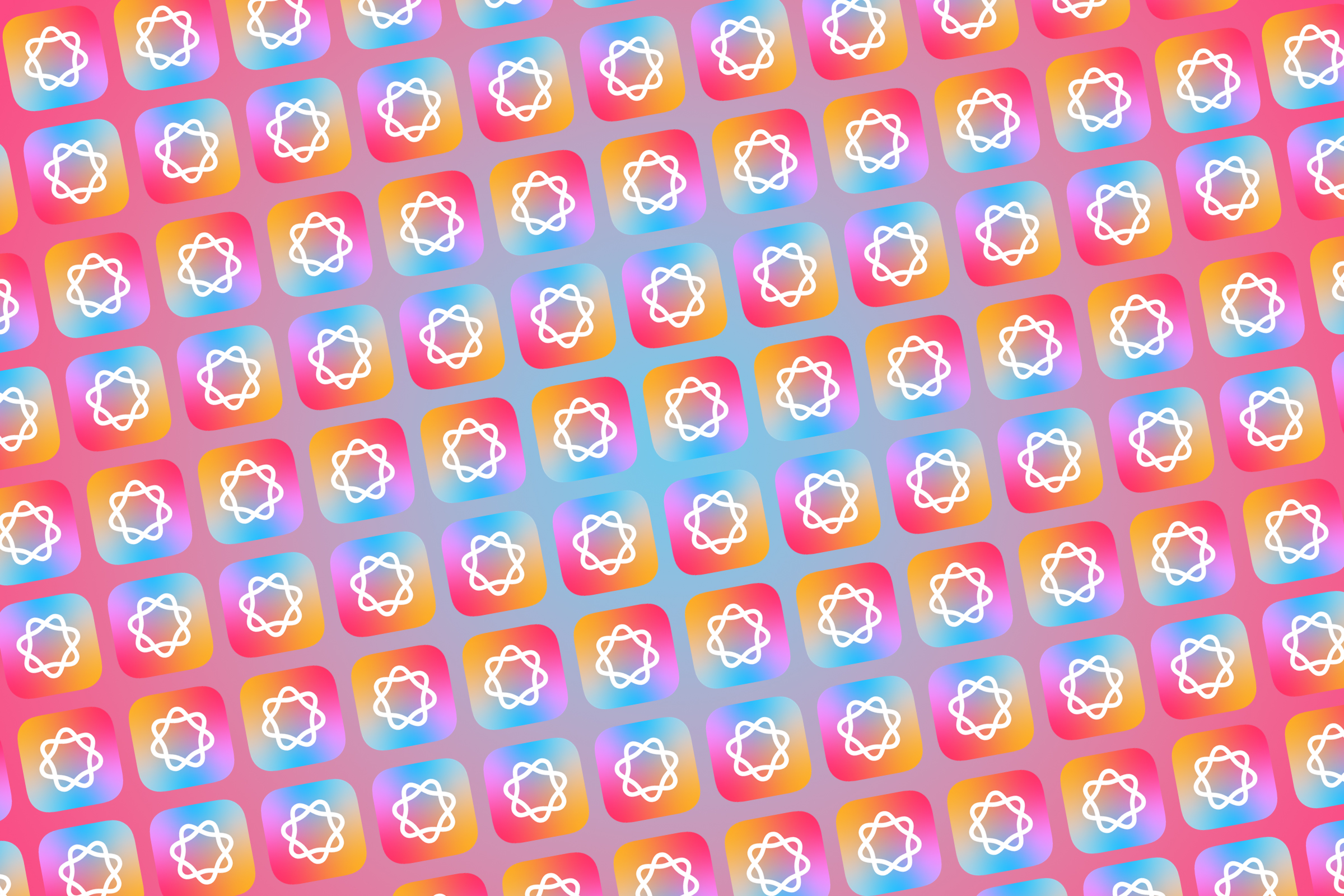 Apple Intelligence logos against a gradient