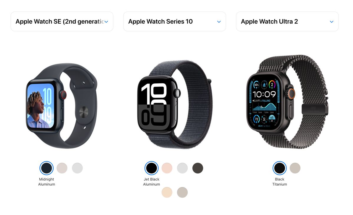 Apple Watch Compare 2024