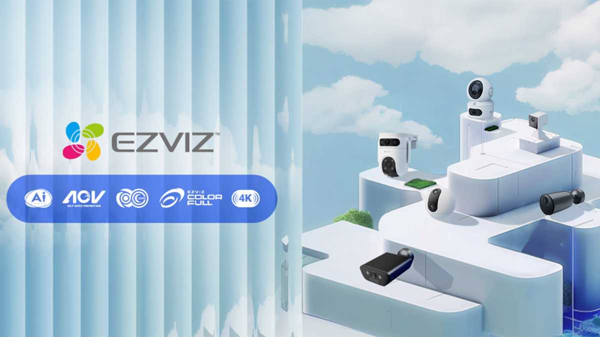 Smart devices from the EZVIZ GITEX stand