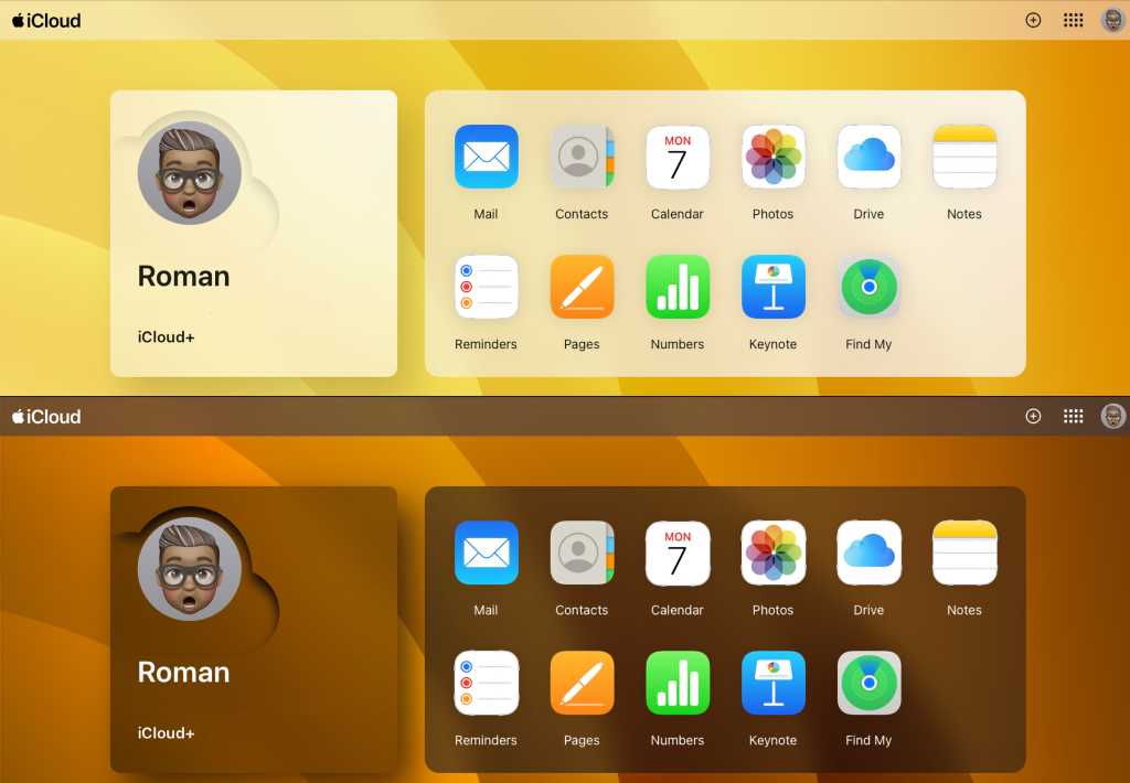 Image: iCloud.com bekommt neues Design: Dunkler Modus, anpassbare HintergrÃ¼nde und mehr