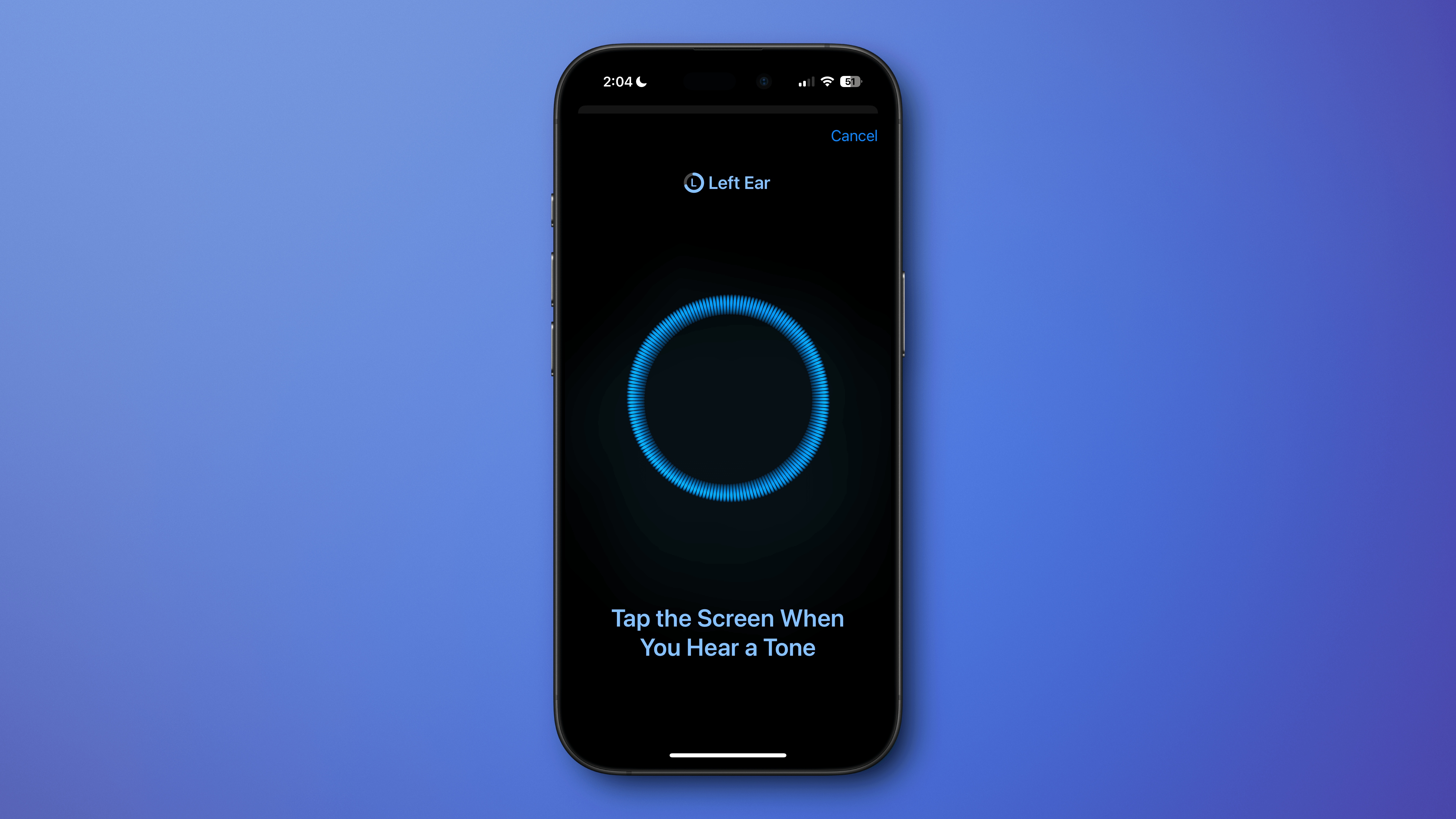 iOS 18 hearing test