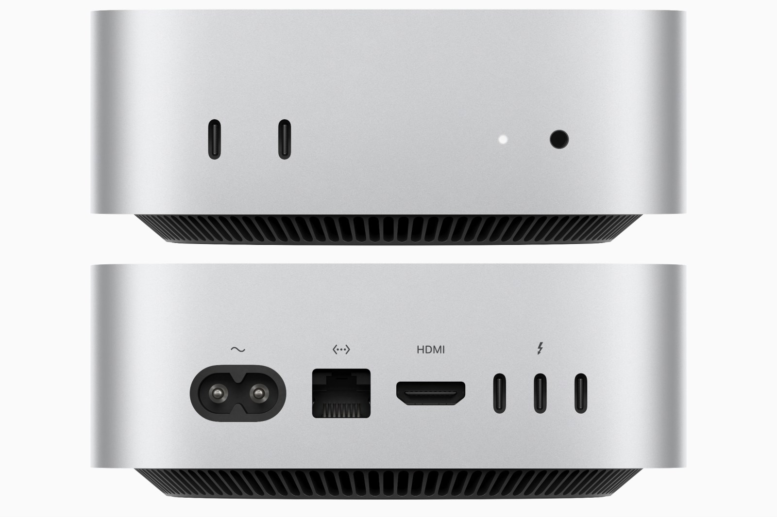 M4 Mac mini меньше, мощнее и может подключать три дисплея