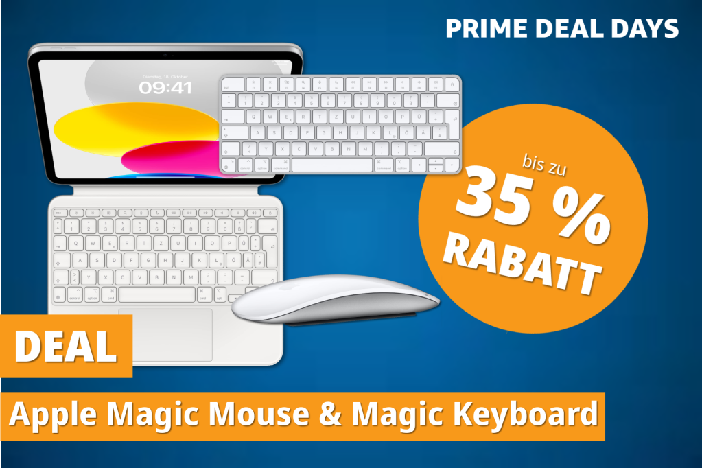 Image: Apple Magic Keyboard & Magic Mouse âÂ Angebote zu Prime Deal Days