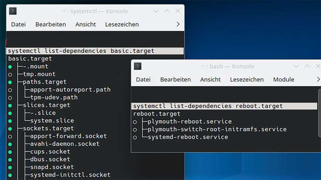 Image: Systemd: So nutzen Sie unterschiedliche 