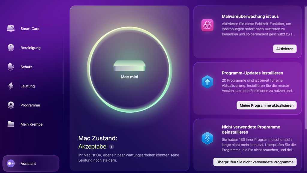 Image: Die neue Version des System-Optimierers CleanMyMac von MacPaw im Test