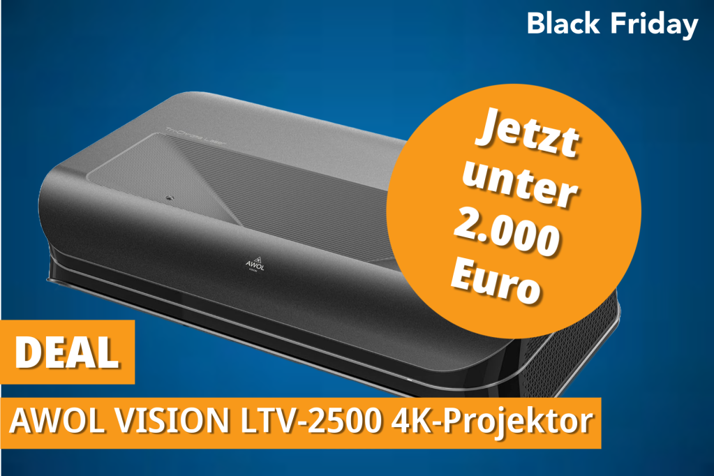 Image: Kurzdistanz-Beamer von AWOL im Angebot: Bis zu 42 Prozent Rabatt