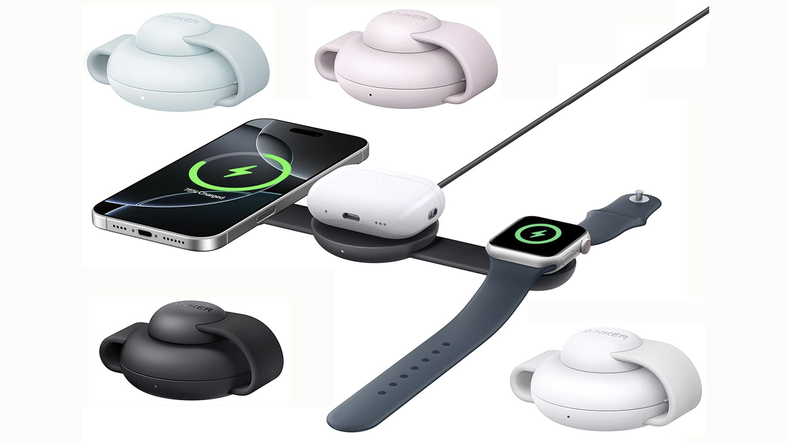 Anker MagGo 3-in-1 Folding Wireless Charging Station