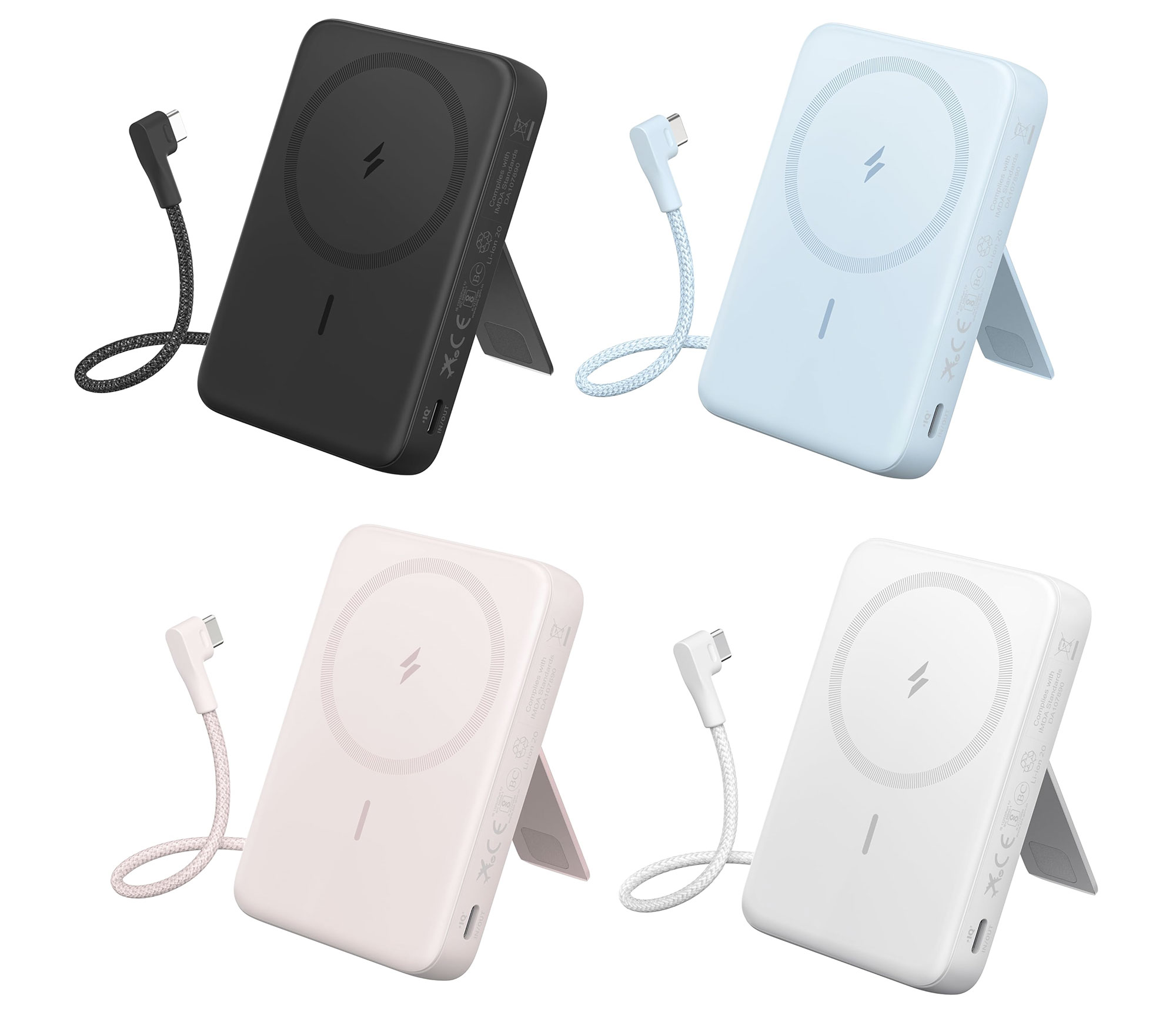 Anker Zolo Magnetic 10K Power Bank colors