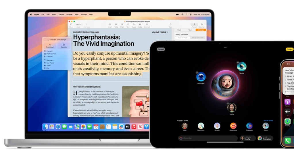 Image: Apple Intelligence mit macOS 15.1 und 15.2 â so nutzen Sie es