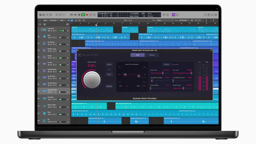 Image: Logic Pro 11.1 bekommt Hall von Weltklasse