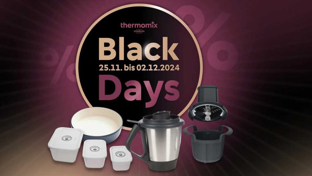 Image: Vorwerk Black Days: Thermomix-ZubehÃ¶r und -BÃ¼cher bis zu 50 % gÃ¼nstiger