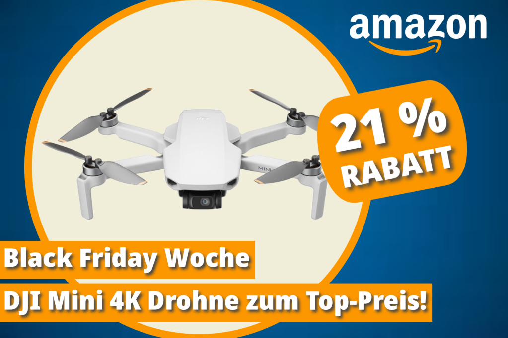 Image: Bestseller-Drohne DJI Mini 4K in der Black-Friday-Woche zum Tiefstpreis