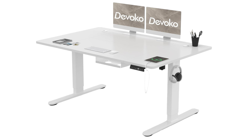 Image: HÃ¶henverstellbarer Schreibtisch von Devoko â bis zu 50 Euro sparen
