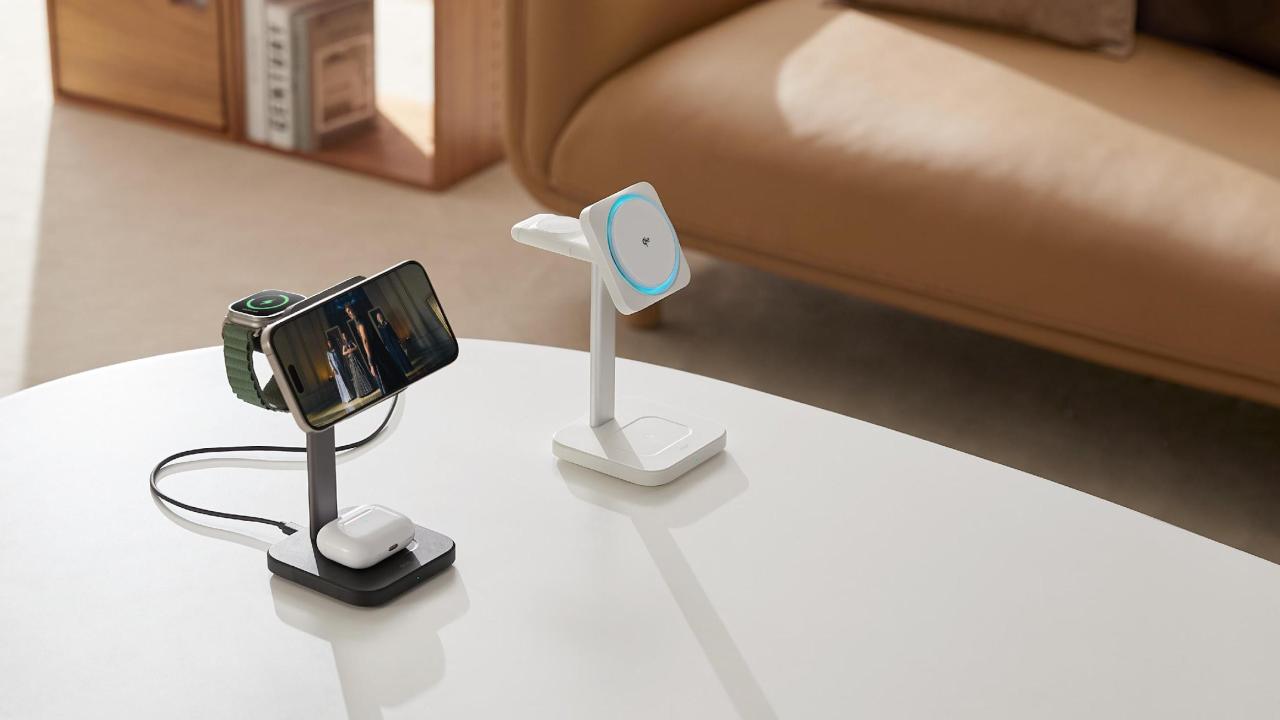 ESR Qi2 3-in-1 MagSafe charger with CryoBoost