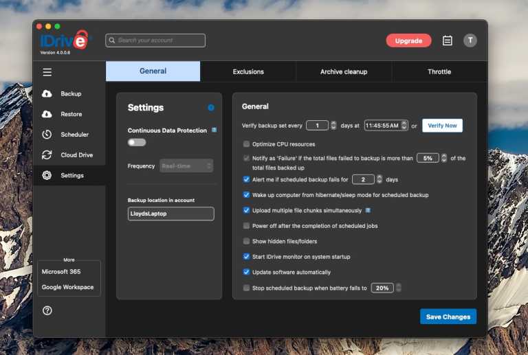 Idrive Software IDrive review: an excellent app handling local and internet backups ...