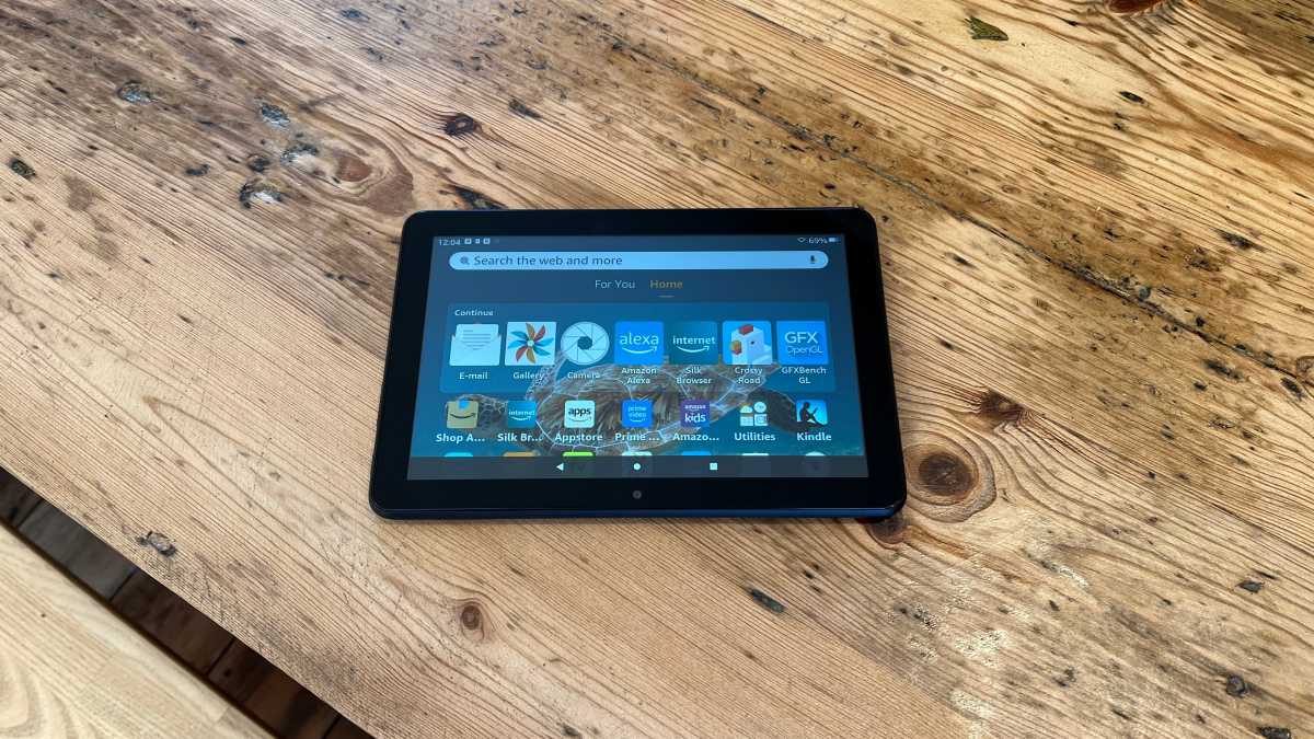 Amazon Fire HD 8 (2024) Home screen