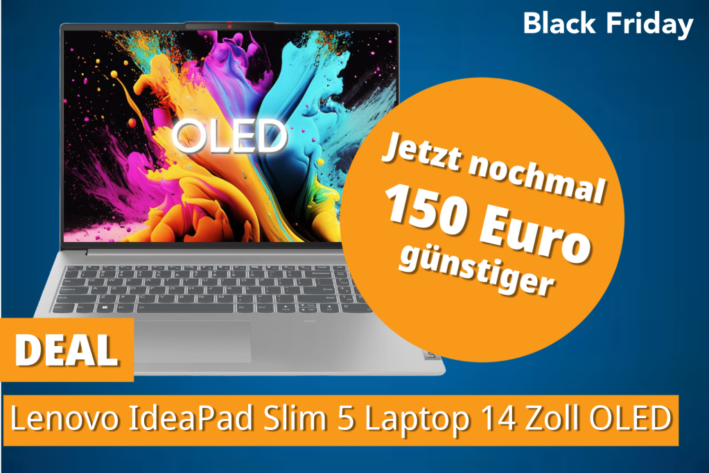 Image: Amazon verkauft 14 Zoll OLED-Laptop Lenovo IdeaPad Slim 5 zum Tiefstpreis