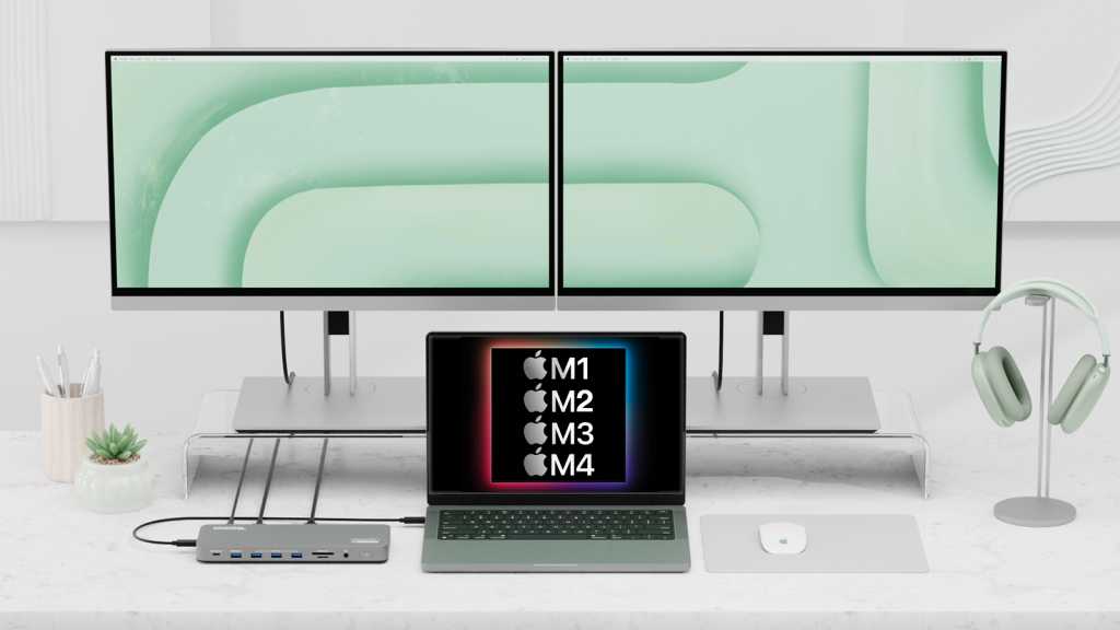 Image: Wie Sie zwei oder mehr externe Bildschirme an M1/M2/M3/M4-Macs anschlieÃen