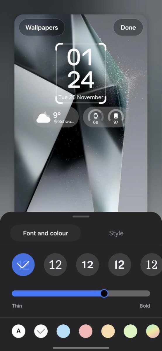 One UI 7 lock screen 1