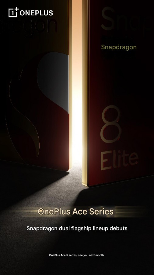 OnePlus Ace series lauch poster