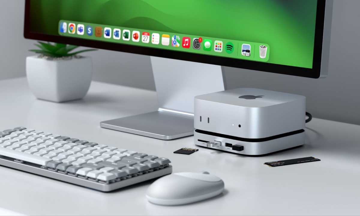 Satechi Mac Mini M4 Stand & Hub with SSD Enclosure