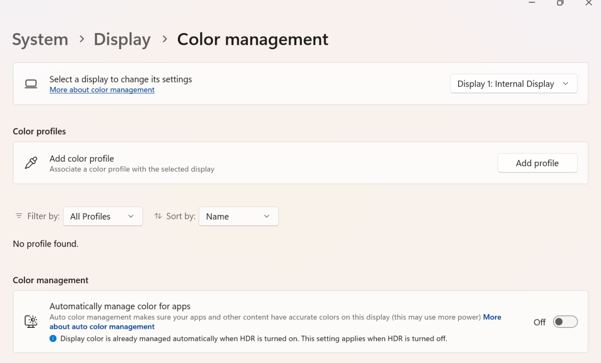 Color management