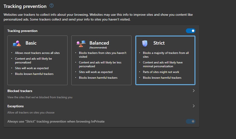 файлы cookie Windows 11