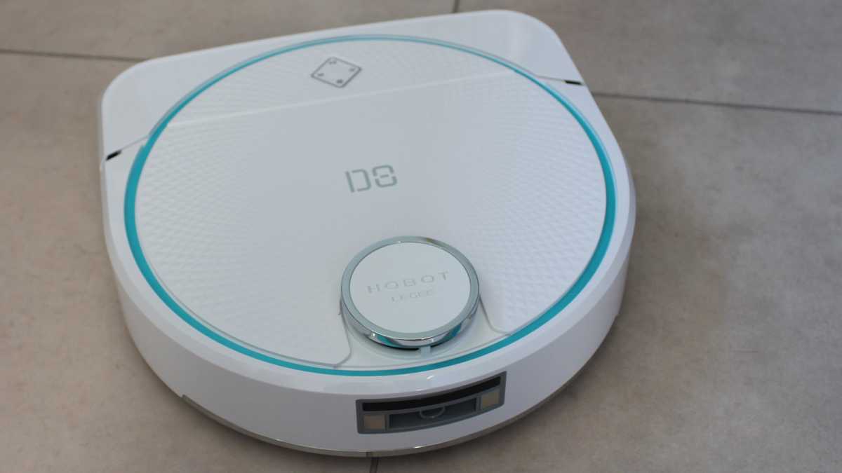 D8 Legee robot vacuum, seen from above