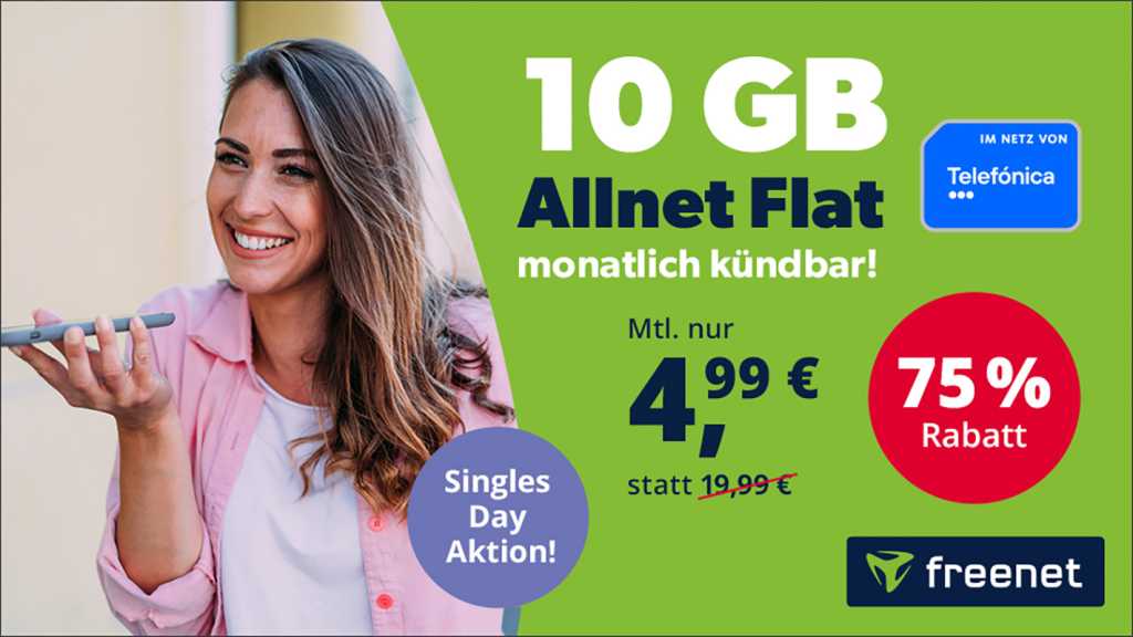 Image: Top-Angebot: 10 GB fÃ¼r schlappe 4,99 Euro und monatlich kÃ¼ndbar