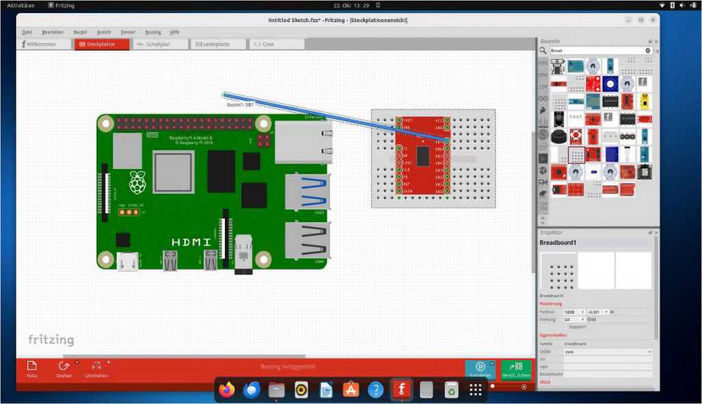 Image: Maker-Tool Fritzing: Bau- und SchaltplÃ¤ne visualisieren