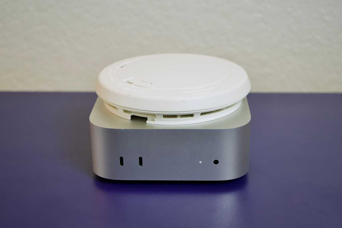 M4 Mac mini smoke detector