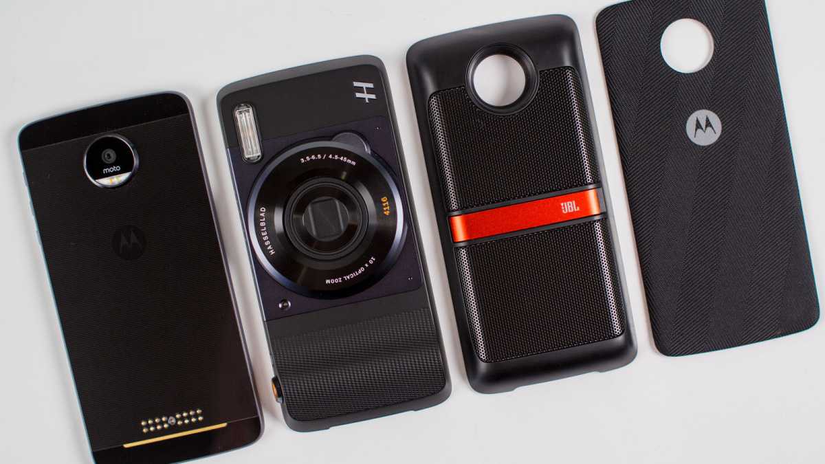 Moto Z review modular parts