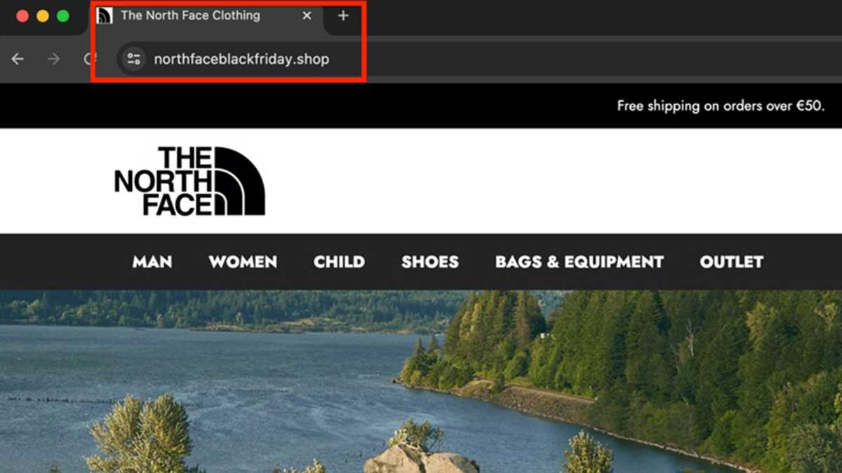 north face black friday scam