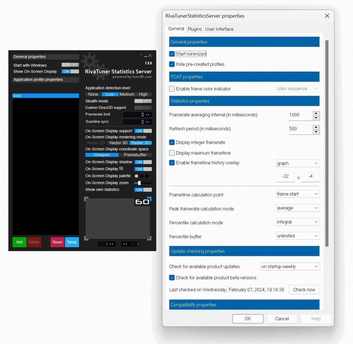 Riva Statistics Tuner