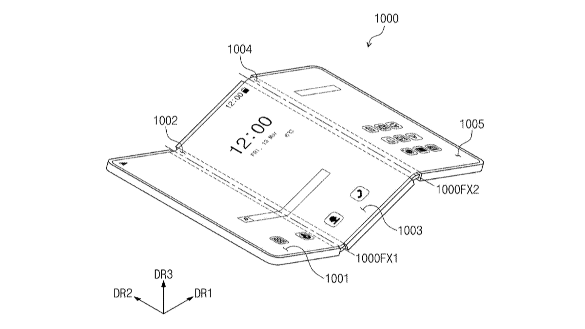 Samsung trifold patent