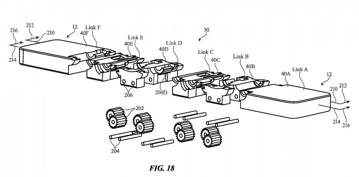 Apple s foldable hinge patent 2