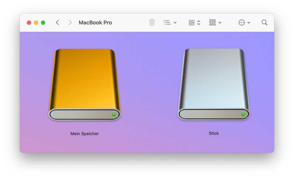 Image: Externe SSDs und USB-Sticks im Finder lÃ¶schen