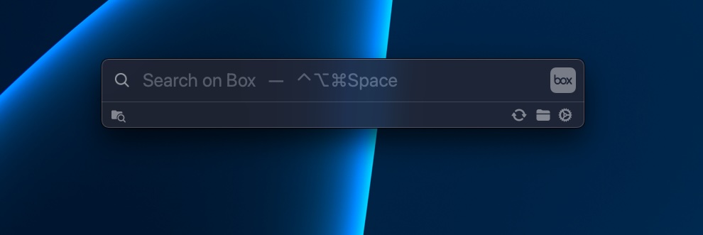 BOX Search Bar