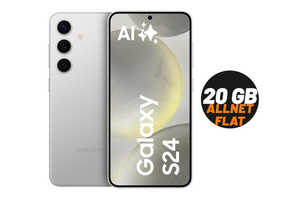 Image: Zu diesem Tarif gibt es das Samsung Galaxy S24 kostenlos dazu - bei Einsendung des Althandys