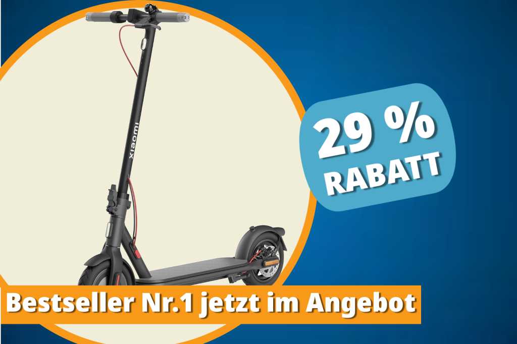 Image: Bestseller-Scooter zum Bestpreis: Xiaomi Electric Scooter 4 jetzt 130 Euro gÃ¼nstiger bei Amazon