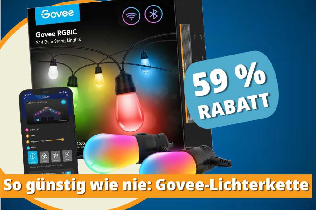 Image: Smart-Home trifft Winterzauber: Govee-Lichterkette fÃ¼r Terrasse und Balkon jetzt zum Tiefstpreis