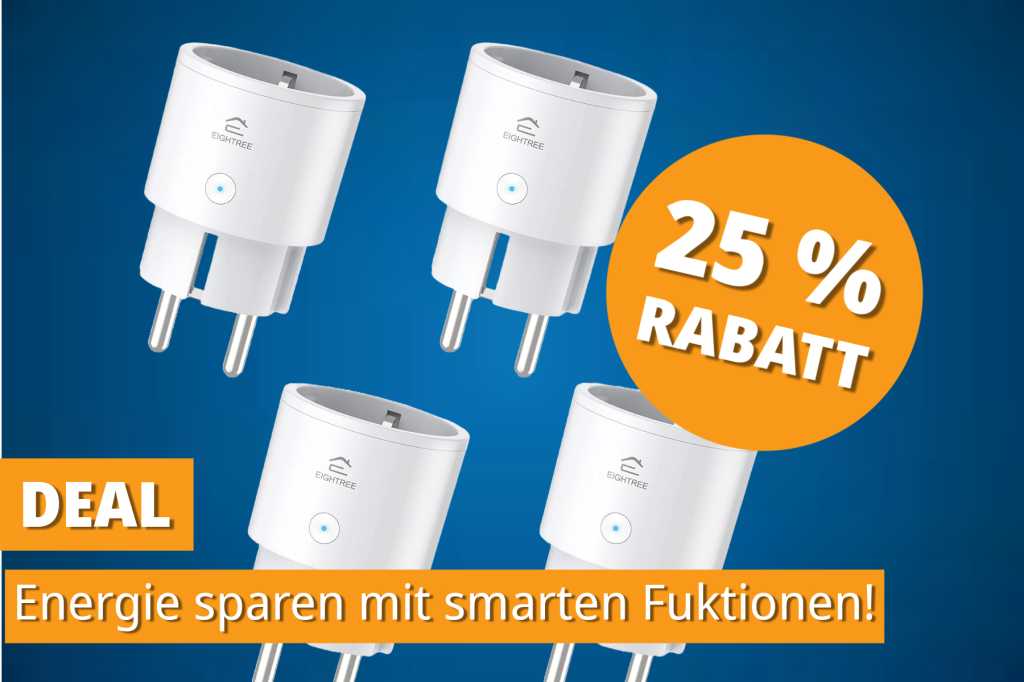 Image: Smart Home leicht gemacht: 4 WLAN-Steckdosen im Set fÃ¼r nur 29,99 Euro sichern