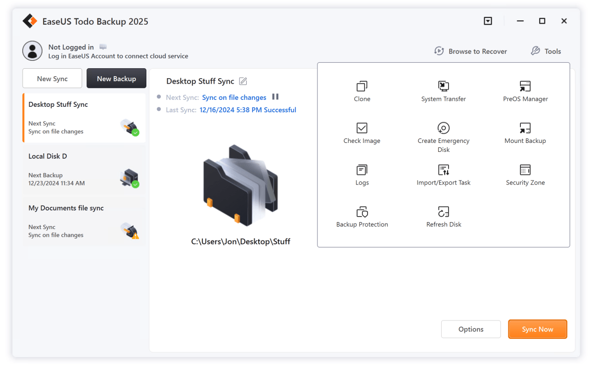 EaseUS ToDo Backup 2025 review: Slick, full-featured backup