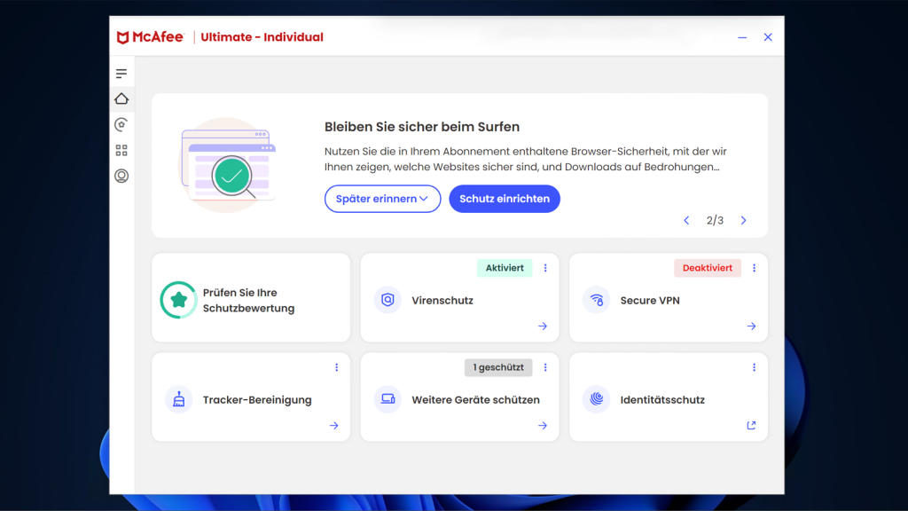 Image: McAfee+ Ultimate im Test: SchÃ¼tzt umfassend, hat aber SchwÃ¤chen