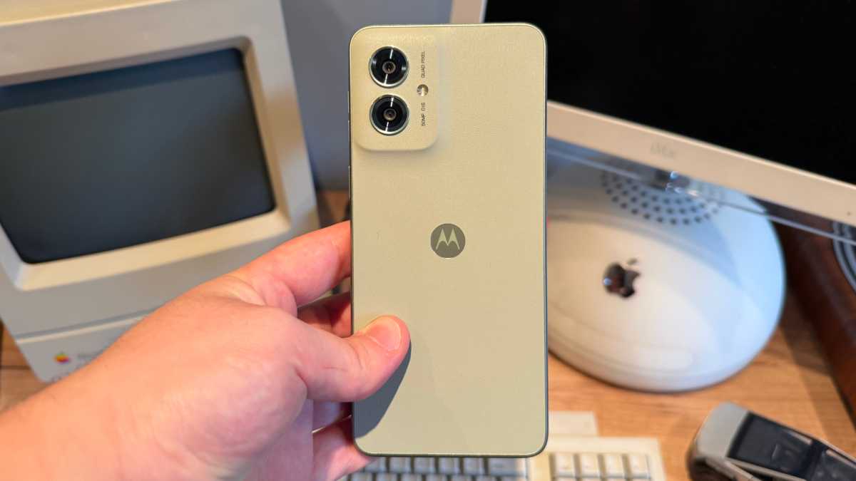 Moto G55 Recht achter