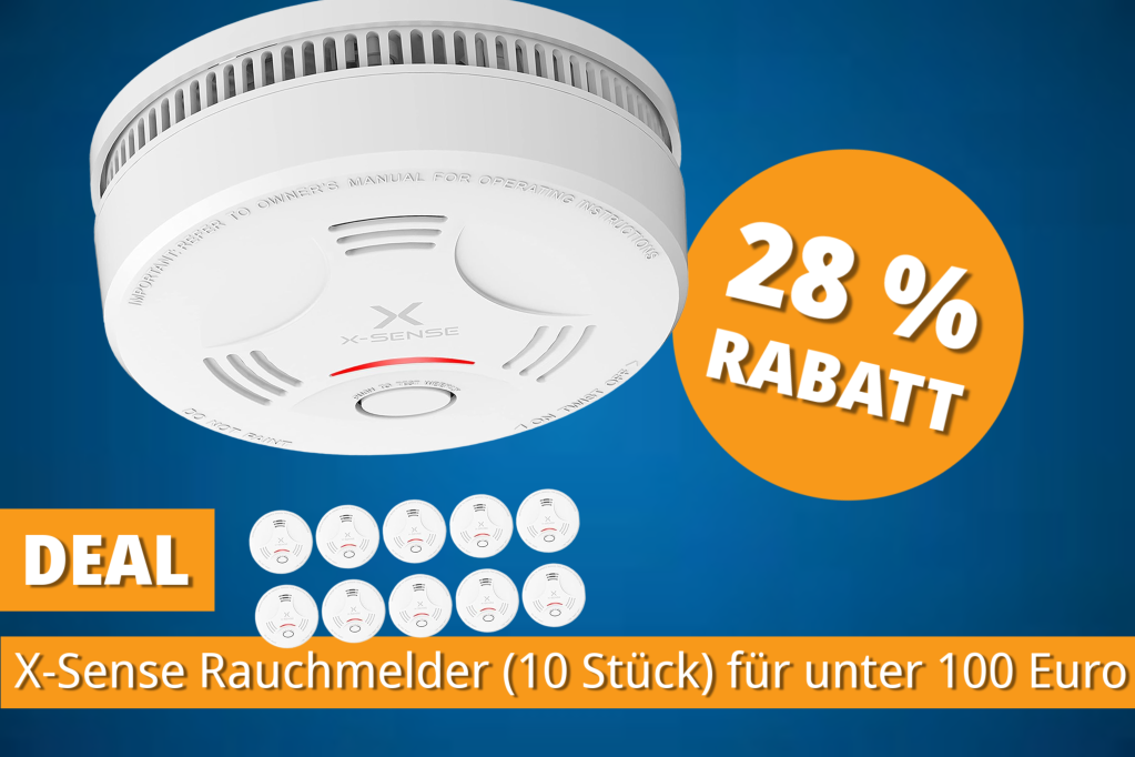 Image: Ein Muss fÃ¼r Ihr Zuhause: Bestseller-Rauchmelder 10er-Set jetzt zum Spitzenpreis bei Amazon